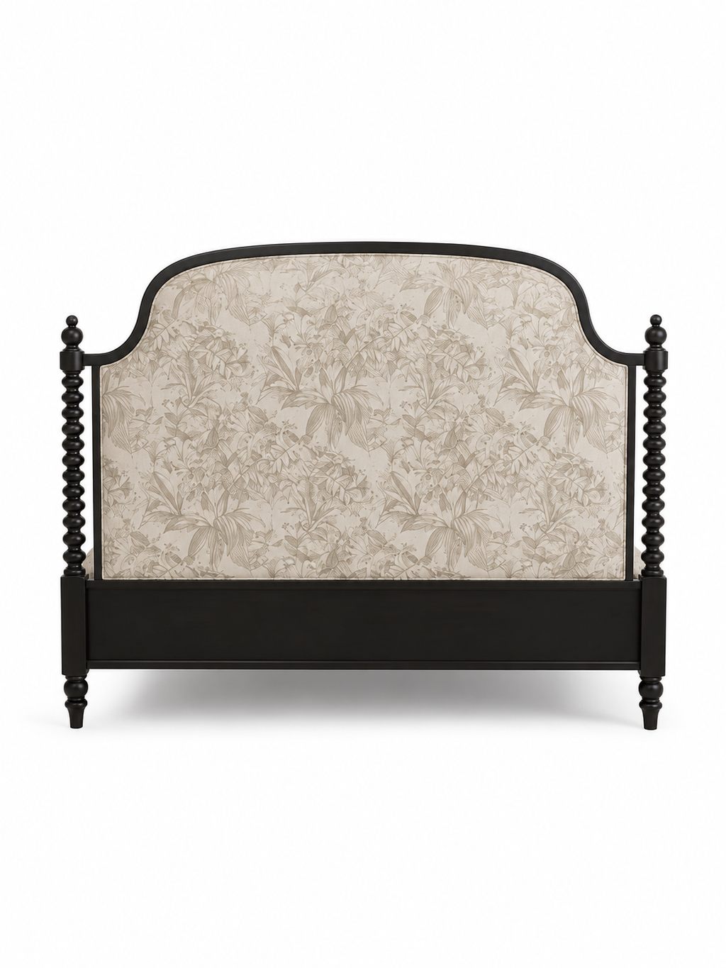 The Elowen Bed — Luxury Upholstered Solid Wood Bed