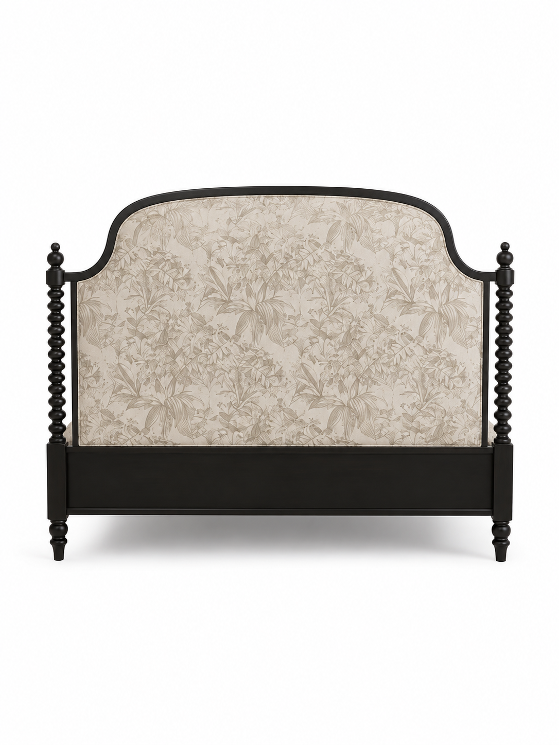 The Elowen Bed — Luxury Upholstered Solid Wood Bed