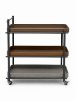 The Orvessa Trolley — Luxury Contemporary 3-Tier Serving Trolley