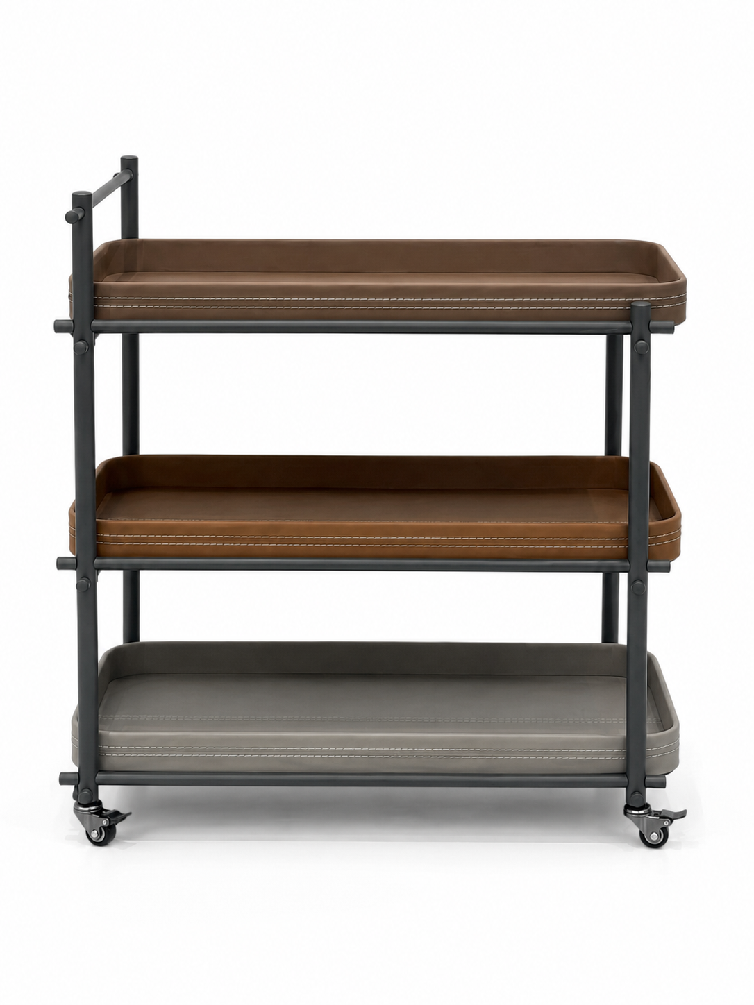 The Orvessa Trolley — Luxury Contemporary 3-Tier Serving Trolley
