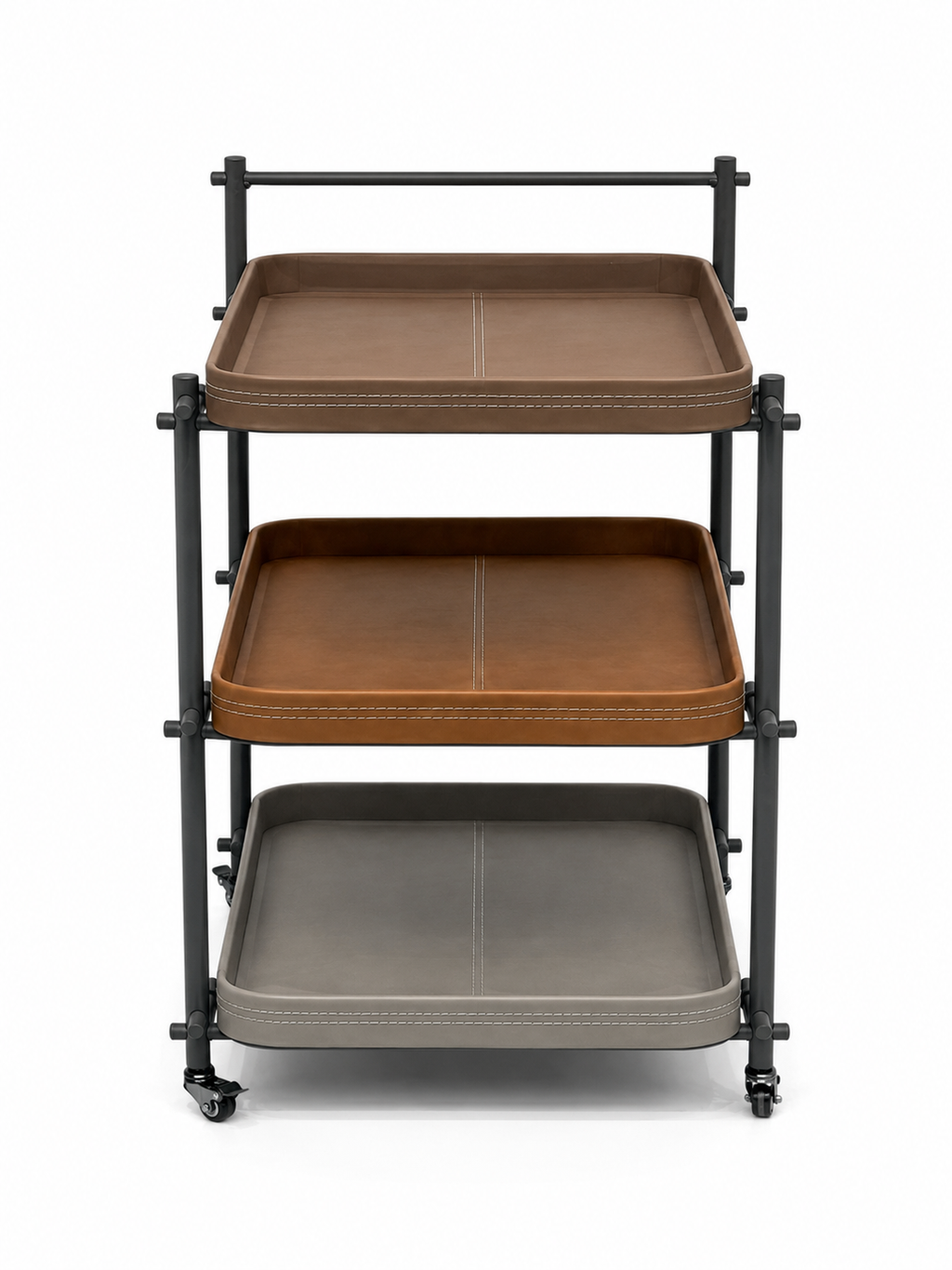The Orvessa Trolley — Luxury Contemporary 3-Tier Serving Trolley