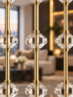 The Veyra Divider — Luxury Crystal & Gold Divider