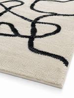 The Noir Vein Rug — Luxury Abstract Designer Area Rug