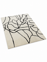The Noir Vein Rug — Luxury Abstract Designer Area Rug