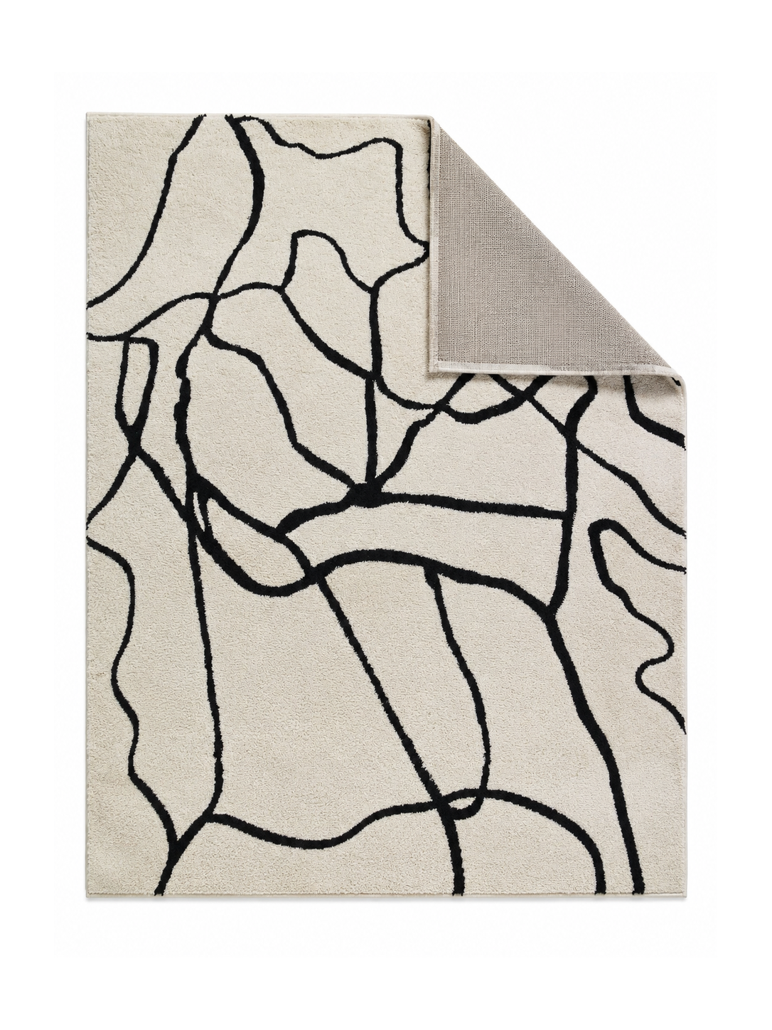 The Noir Vein Rug — Luxury Abstract Designer Area Rug