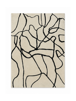 The Noir Vein Rug — Luxury Abstract Designer Area Rug