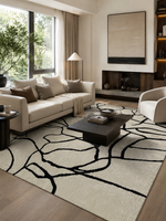 The Noir Vein Rug — Luxury Abstract Designer Area Rug