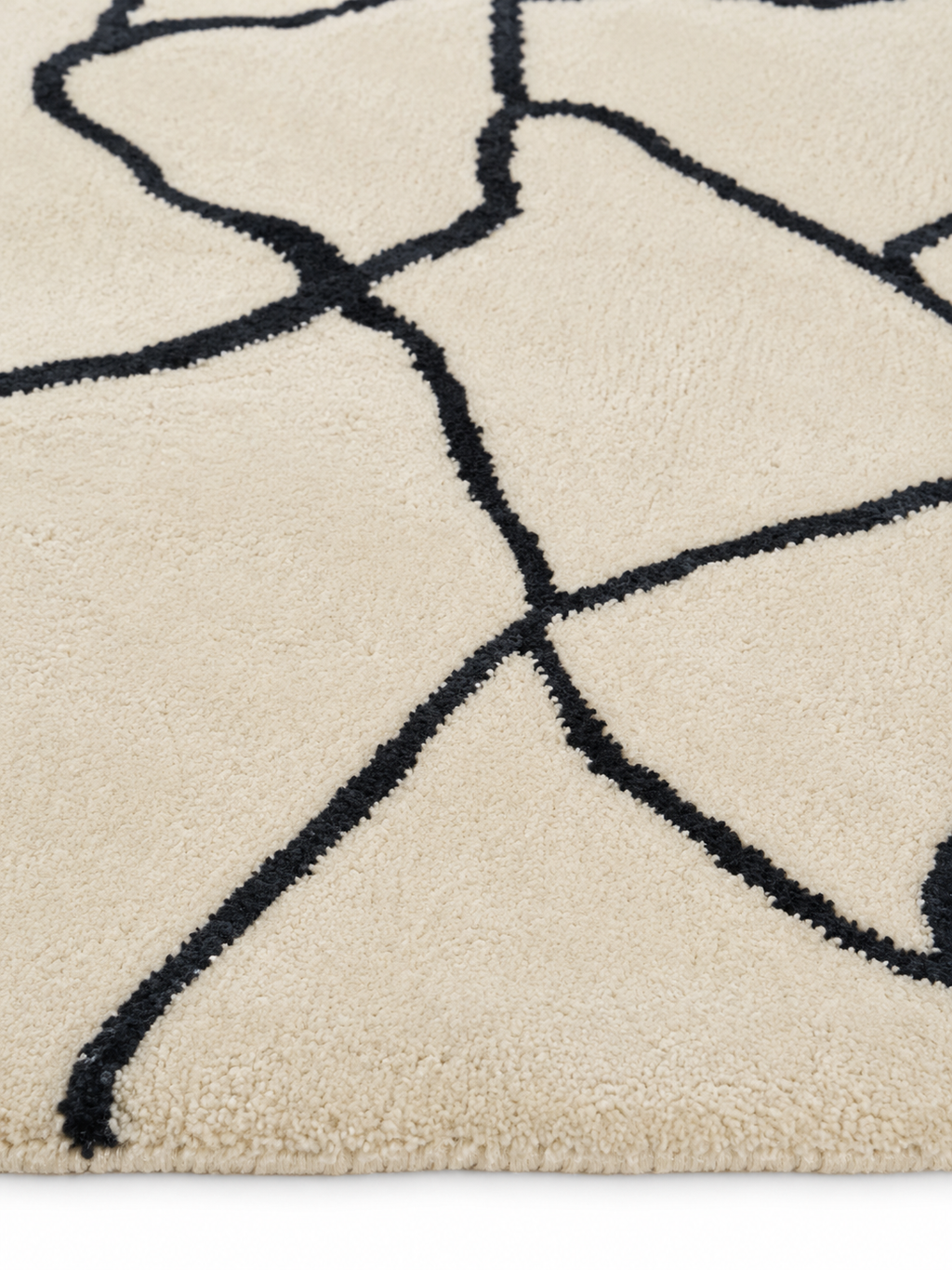 The Noir Vein Rug — Luxury Abstract Designer Area Rug
