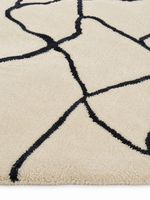 The Noir Vein Rug — Luxury Abstract Designer Area Rug