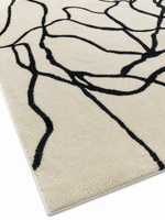 The Noir Vein Rug — Luxury Abstract Designer Area Rug