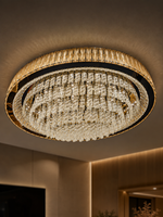 The Kivelle Chandelier — Luxury Crystal Ring Cascade Chandelier