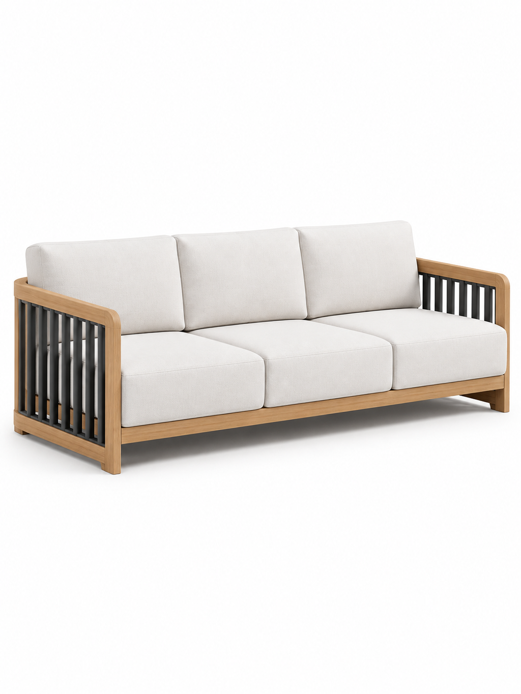 The Calyvera Outdoor Sofa — Luxury Solid Teak Wood Sofa
