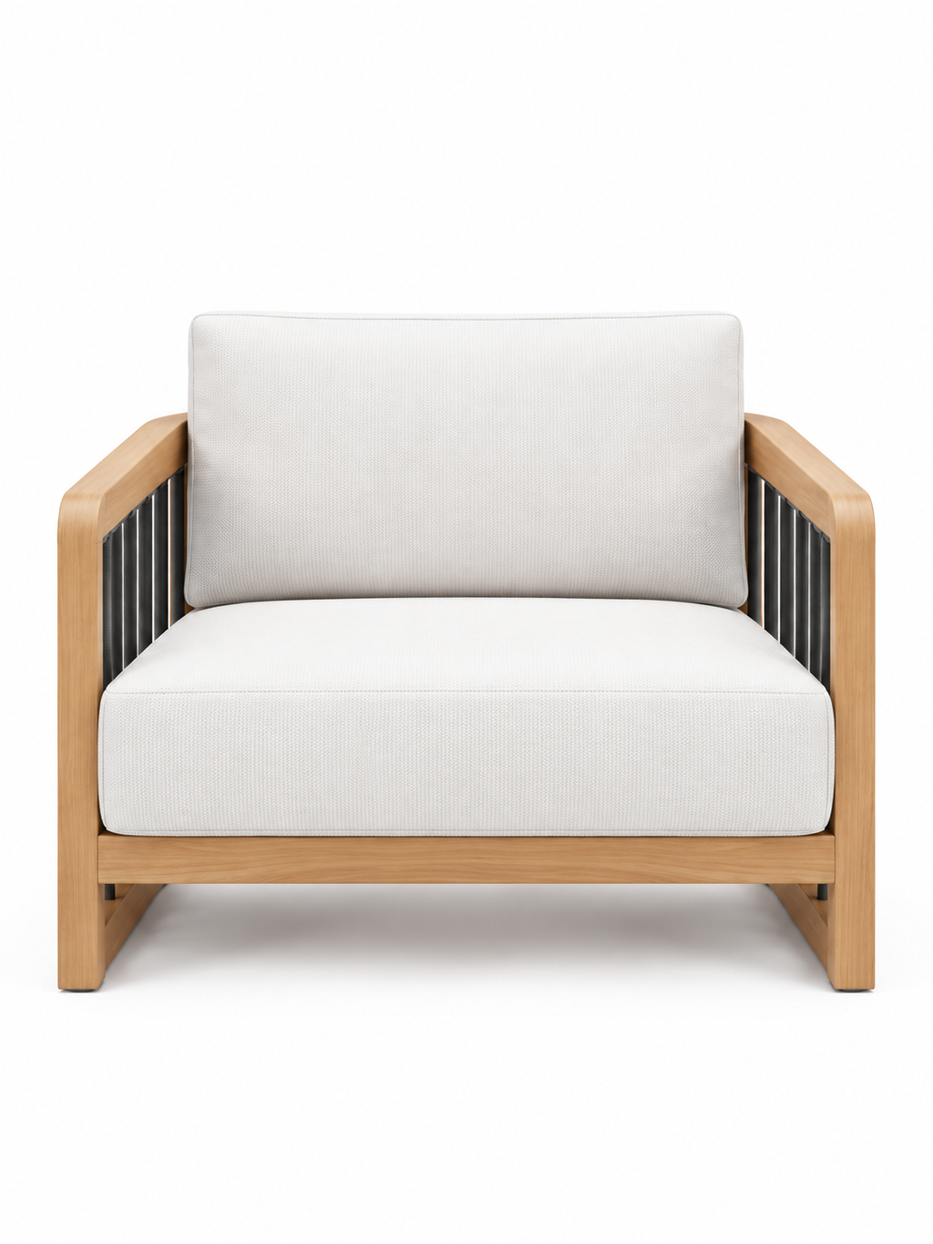 The Calyvera Outdoor Sofa — Luxury Solid Teak Wood Sofa