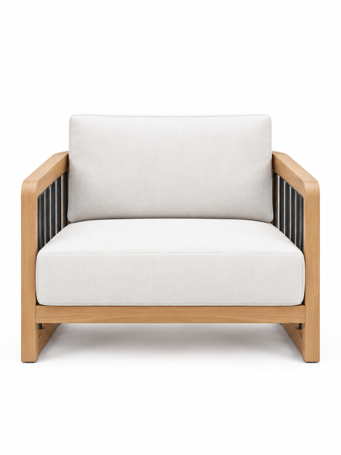 The Calyvera Outdoor Sofa — Luxury Solid Teak Wood Sofa