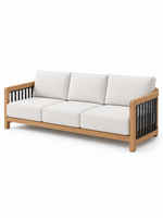 The Calyvera Outdoor Sofa — Luxury Solid Teak Wood Sofa