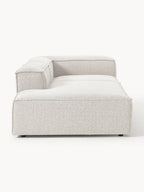 The Solene Sofa — Modular Three-Seater, White Bouclé Upholstery