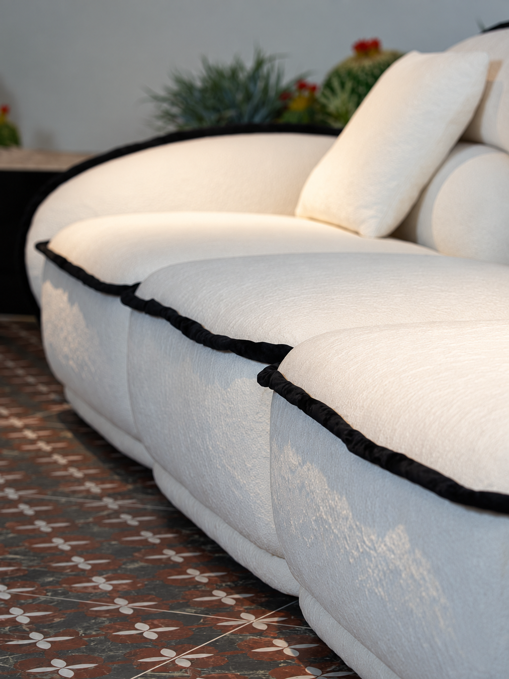 The Ivora Sofa — Luxury Modern 3 Seater Sofa