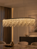 The Elvaris Chandelier — Luxury Crystal Cascade Ring Chandelier