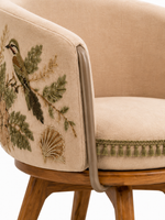 The Willow Wren Chair — Luxury Teak Wood Accent Chair