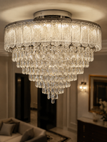 The Havelisse Cascade — Luxury Crystal Tiered Chandelier