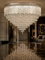 The Havelisse Cascade — Luxury Crystal Tiered Chandelier