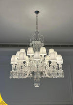 The Clarivelle Chandelier — Luxury Crystal Shade Chandelier