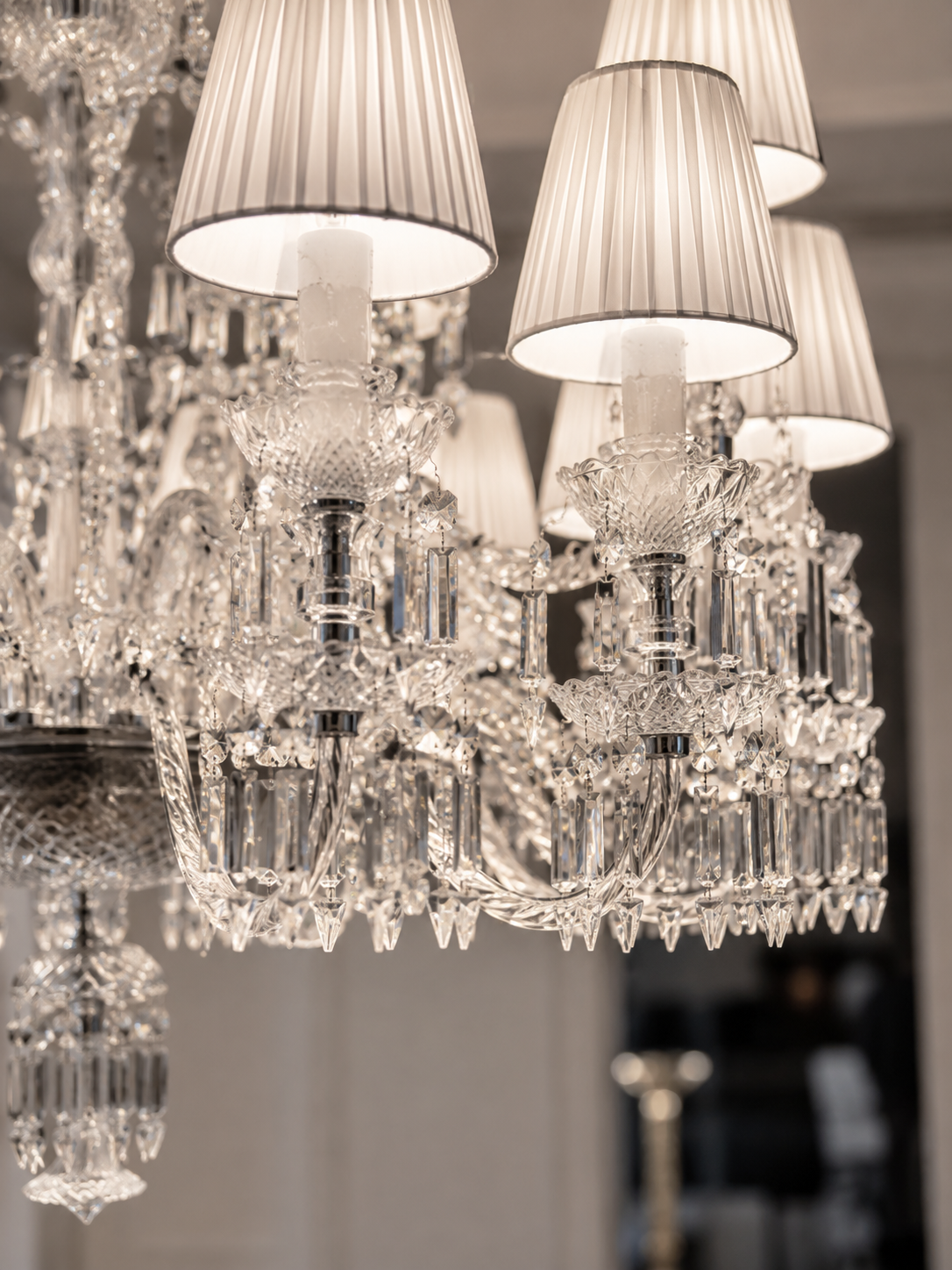The Clarivelle Chandelier — Luxury Crystal Shade Chandelier