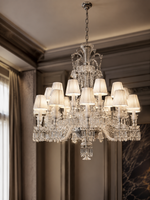 The Clarivelle Chandelier — Luxury Crystal Shade Chandelier