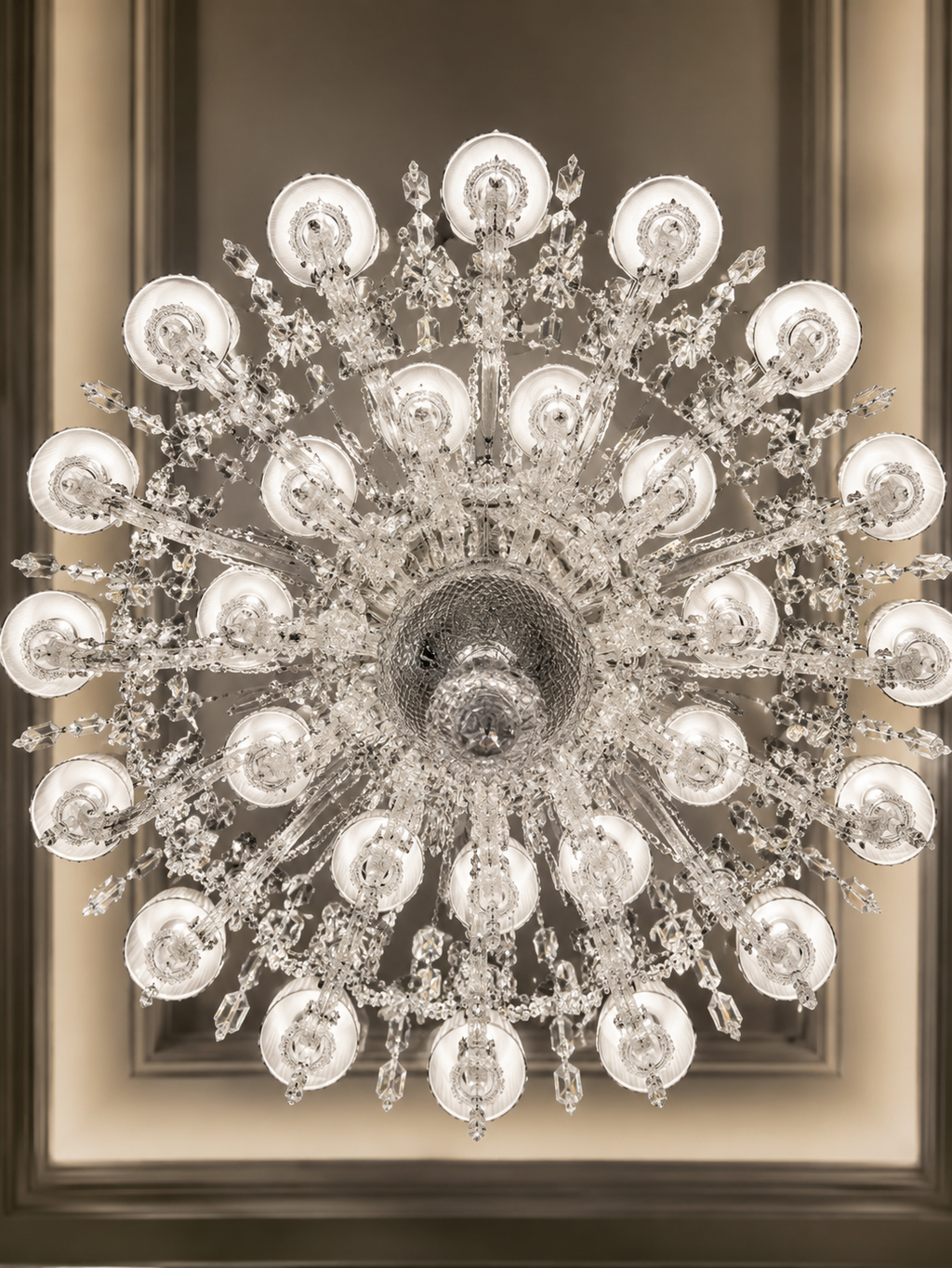 The Clarivelle Chandelier — Luxury Crystal Shade Chandelier
