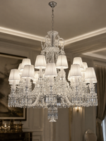 The Clarivelle Chandelier — Luxury Crystal Shade Chandelier