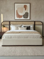 The Havencrest Bed — Luxury Solid Wood & Cane Designer Bed