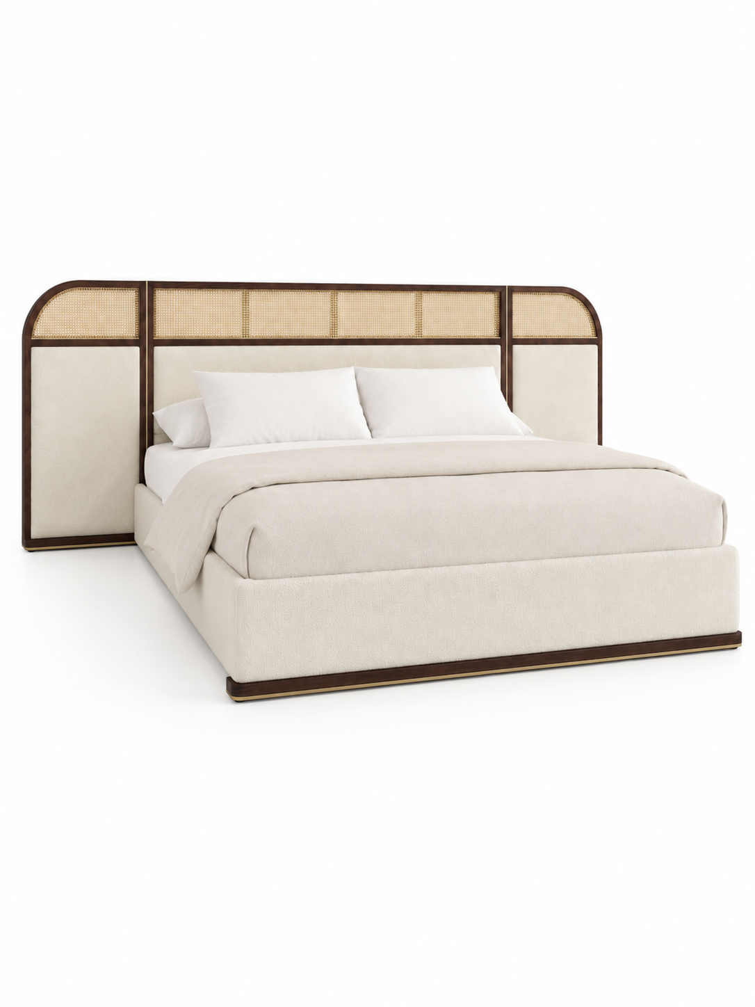 The Havencrest Bed — Luxury Solid Wood & Cane Designer Bed