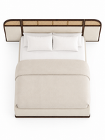 The Havencrest Bed — Luxury Solid Wood & Cane Designer Bed