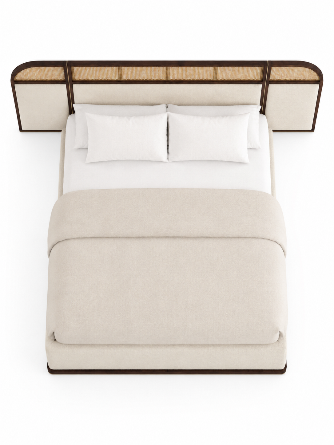 The Havencrest Bed — Luxury Solid Wood & Cane Designer Bed