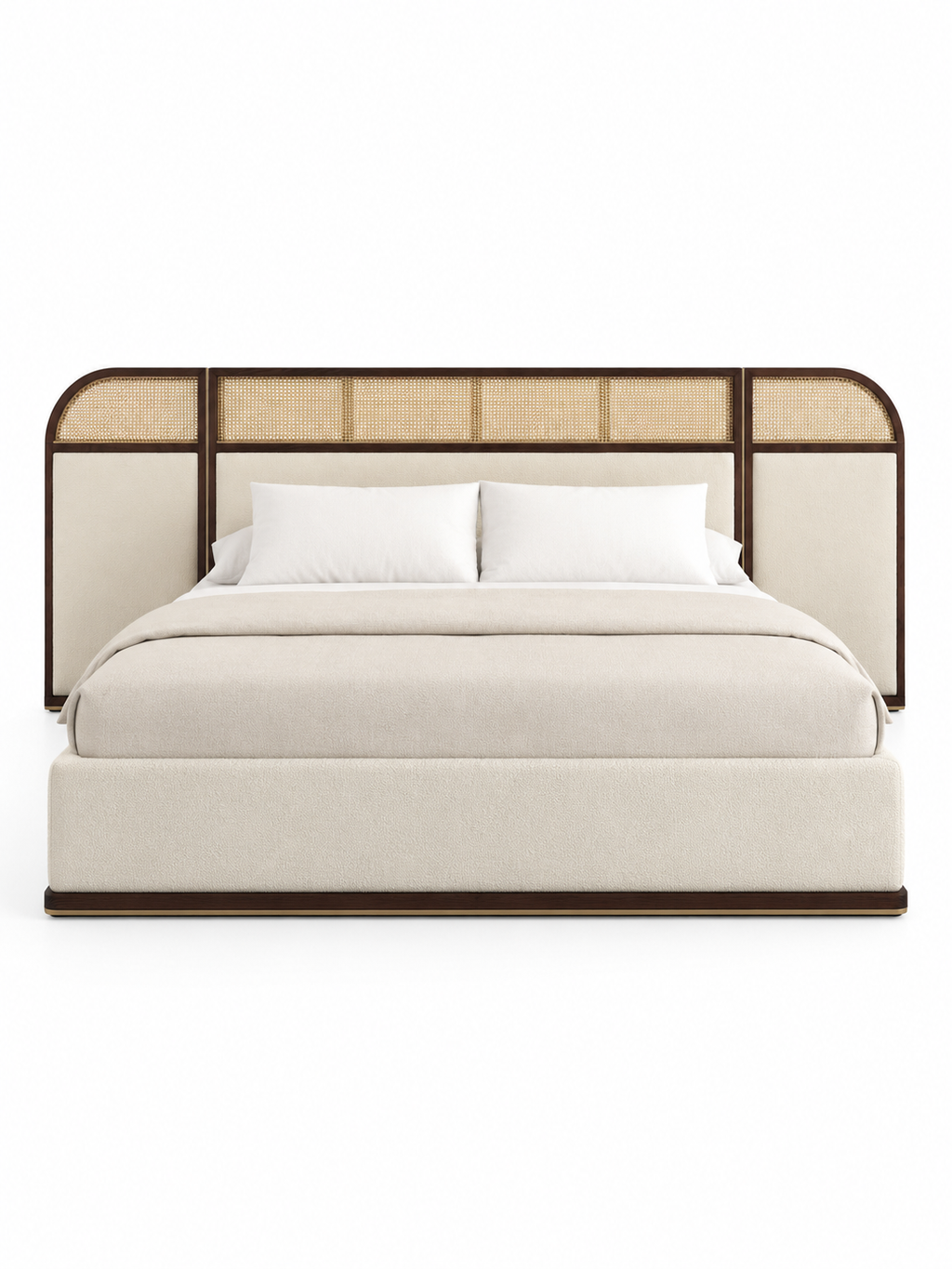 The Havencrest Bed — Luxury Solid Wood & Cane Designer Bed