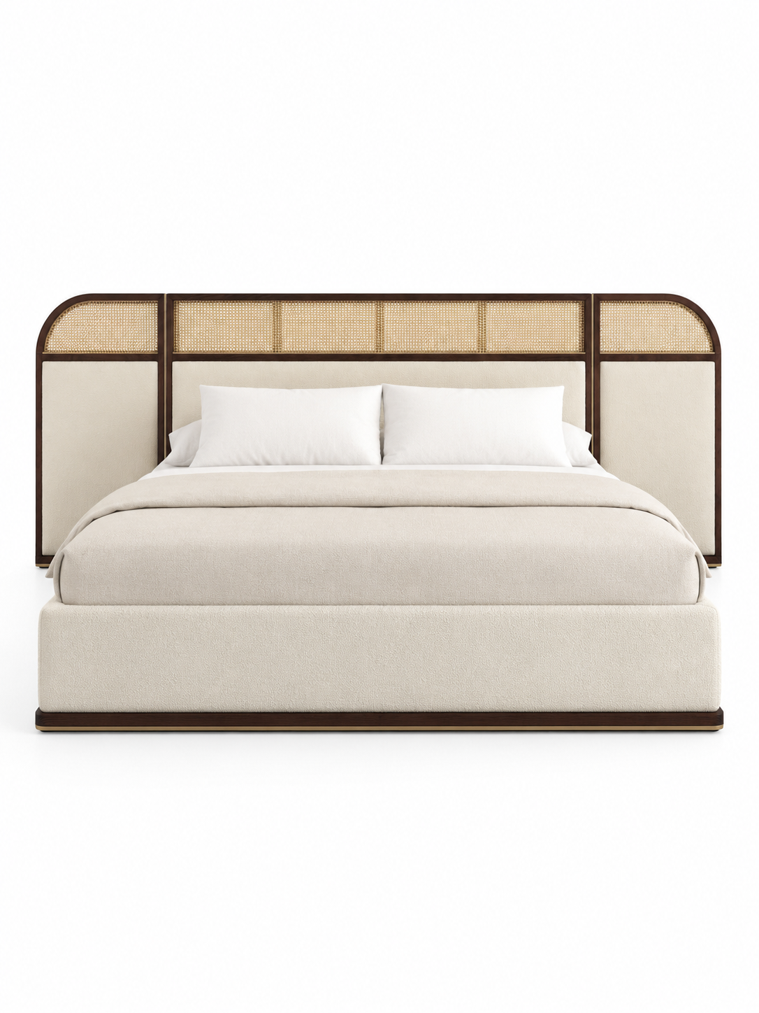 The Havencrest Bed — Luxury Solid Wood & Cane Designer Bed