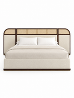 The Havencrest Bed — Luxury Solid Wood & Cane Designer Bed