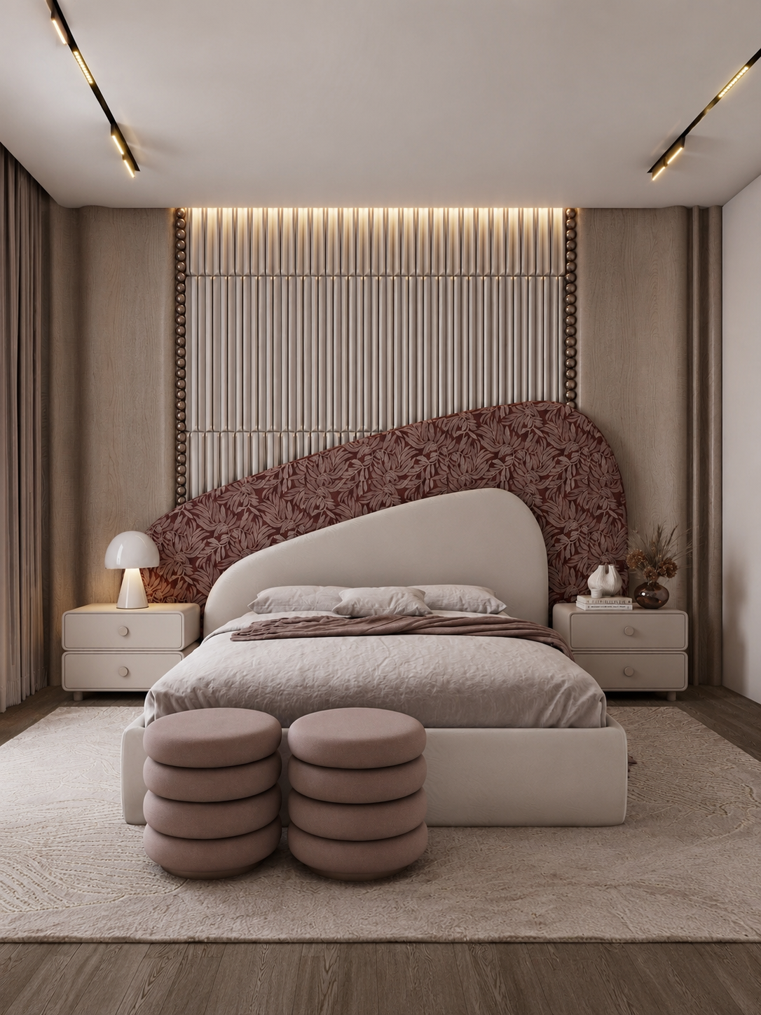 The Aveline Bed — Luxury Designer Upholstered Bed
