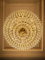 The Wisterelle Chandelier — Luxury Tiered Crystal Drum Chandelier