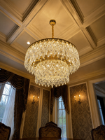 The Wisterelle Chandelier — Luxury Tiered Crystal Drum Chandelier