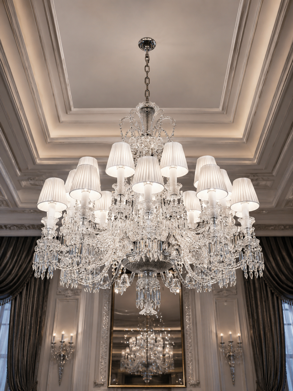 The Clarivelle Chandelier — Luxury Crystal Shade Chandelier