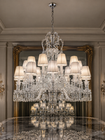 The Clarivelle Chandelier — Luxury Crystal Shade Chandelier