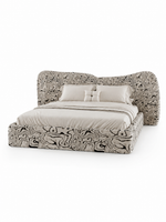The Gravessa Bed — Luxury Artistic Upholstered Bed