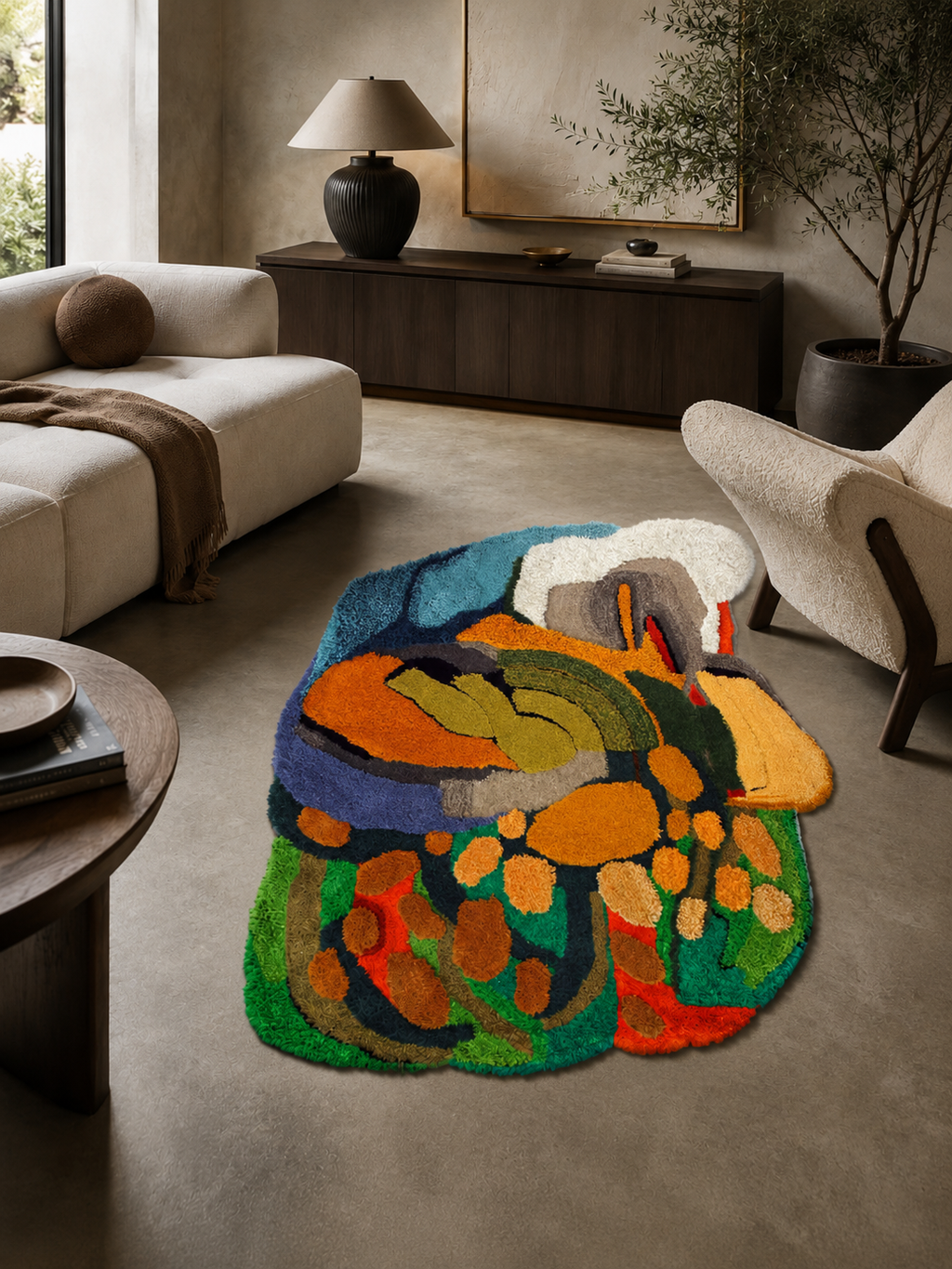 The Havena Rug — Luxury Organic Abstract Hand-Tufted Area Rug
